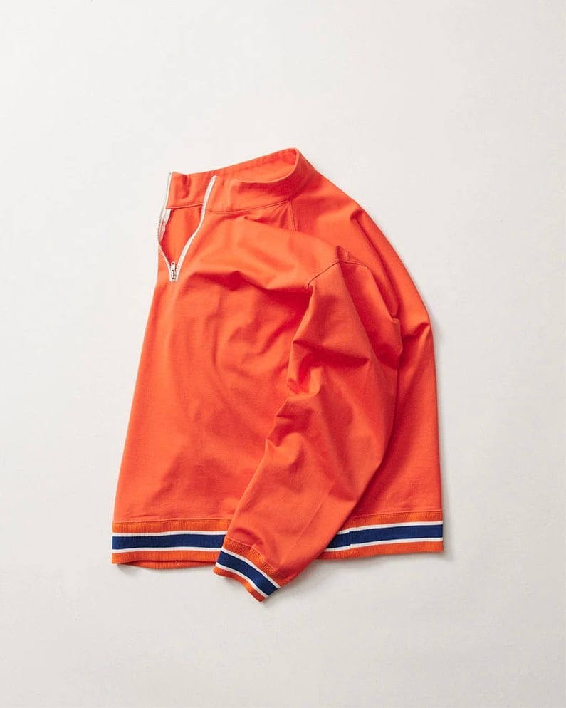 DIGAWEL / Half zip P/O (ORANGE) | THE MODERN AGE