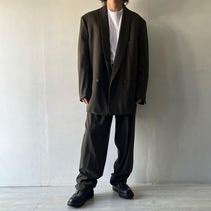 -VERSACE- khaki doublebotão set up