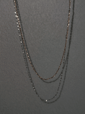 1mm glitter necklace