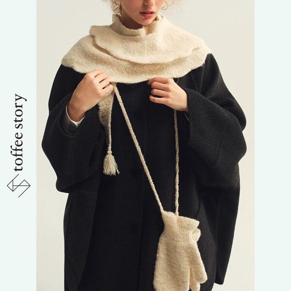 【リルリンリン 新品4点】セーター マフラー ミトン イヤーマフ セット リルリンリン セーター マフラー ミトン イヤーマフ 4点セット｜Yahoo