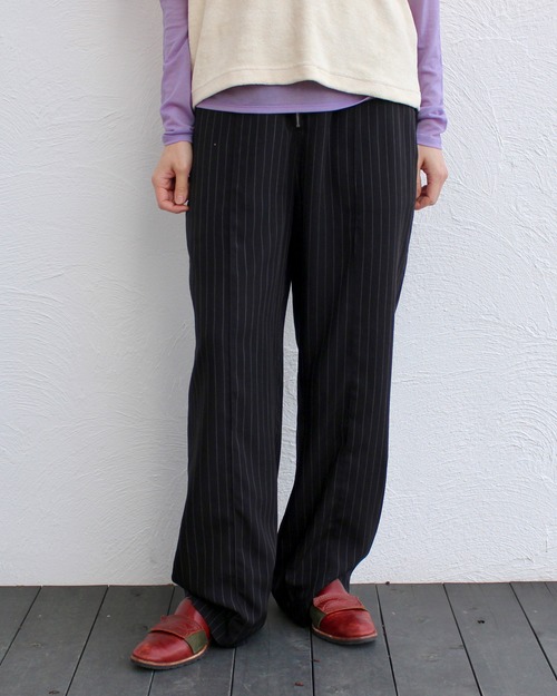 JANE SMITH/easy stripe wide pants