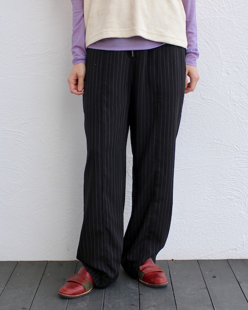 JANE SMITH/easy stripe wide pants