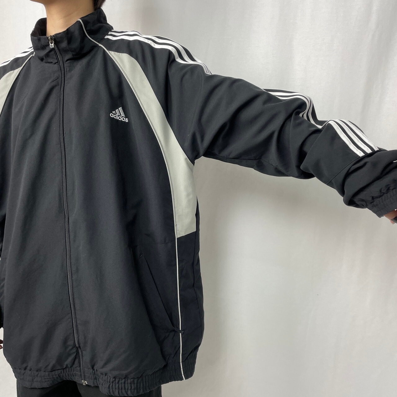 00年代 adidas アディダス パフォーマンスロゴ 刺繍 ポリエステル 