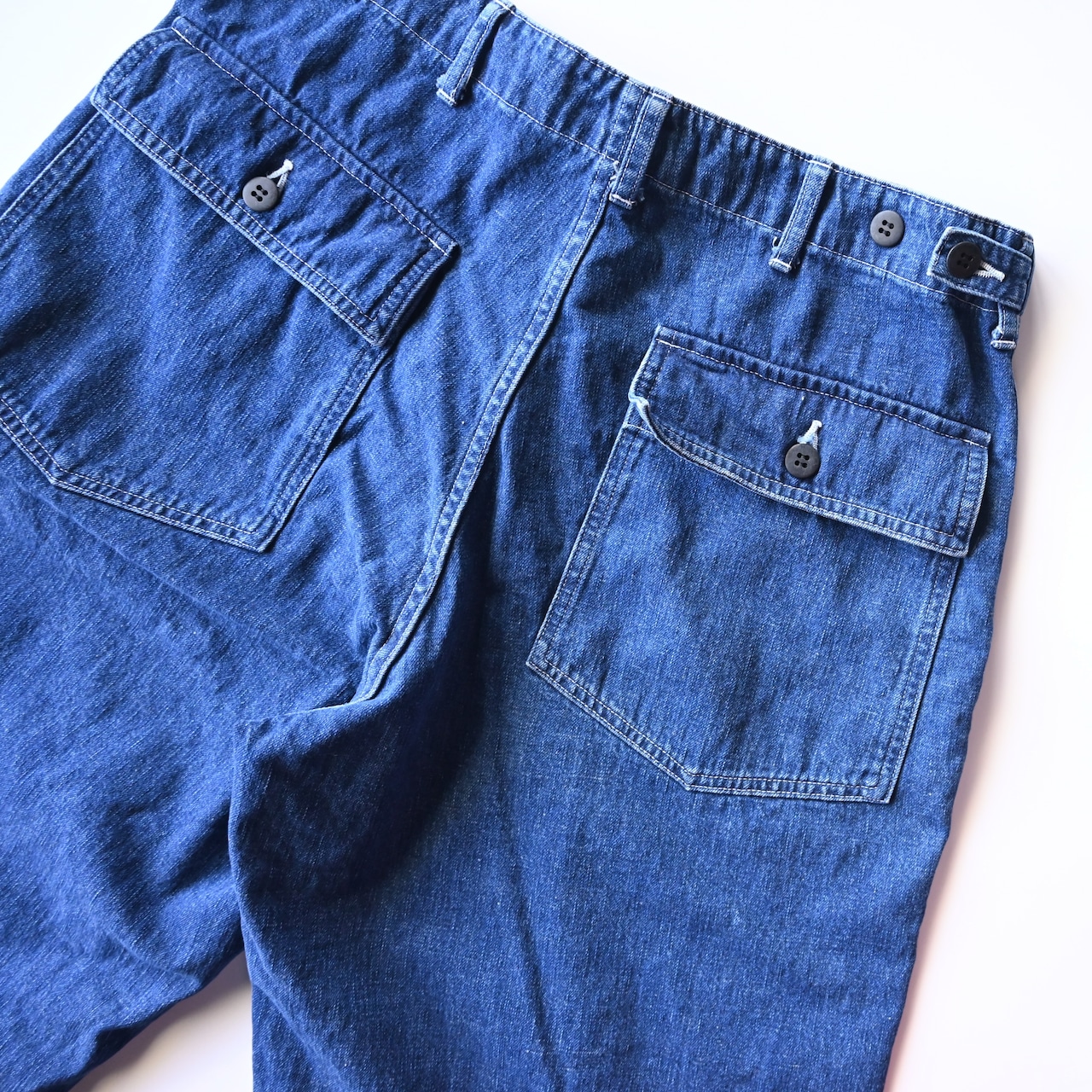 INTERIM / USED SLUB YARN DENIM BAKER PANTS