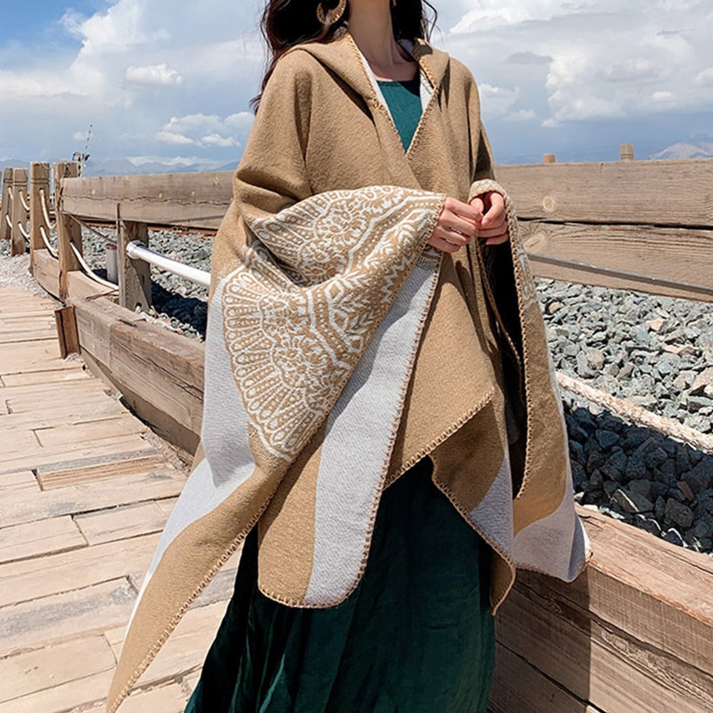 ニット マント レディース 秋冬 フード付き ポンチョ 防寒 おしゃれ かわいい 大人 きれいめ カジュアル アウター 大人可愛い 大人女子