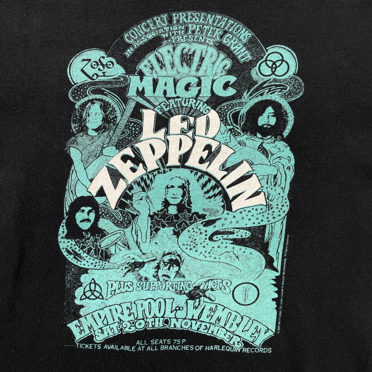 LED ZEPPELIN レッドツェッペリン バンドTシャツ メンズM 古着 バンT