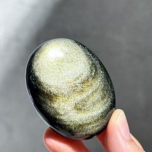 ゴールデンシーンオブシディアン パーム51◇Goldensheen obsidian◇天然石・鉱物・パワーストーン