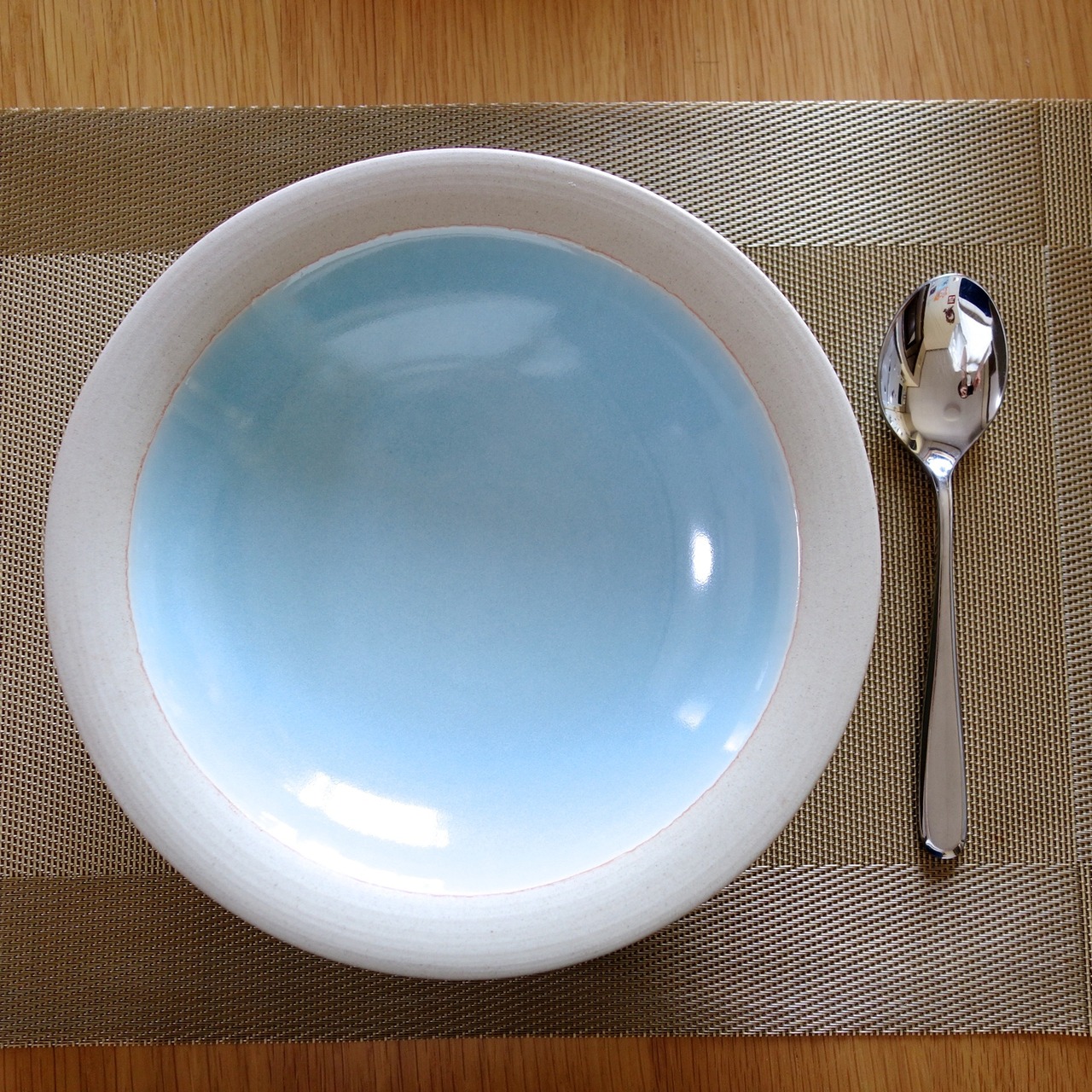 天青リム皿（大）カレー皿　パスタ皿