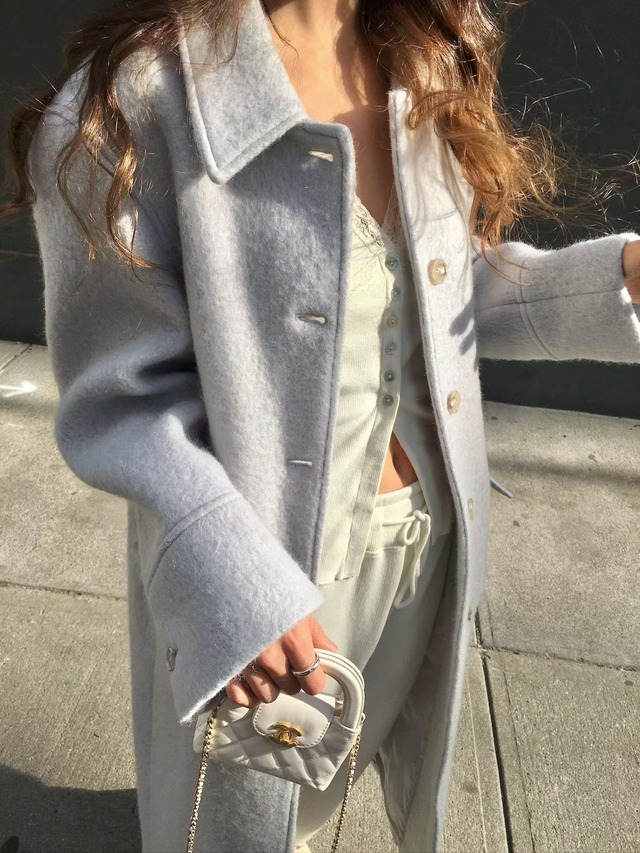 (vegetable) mog  coat / 3color