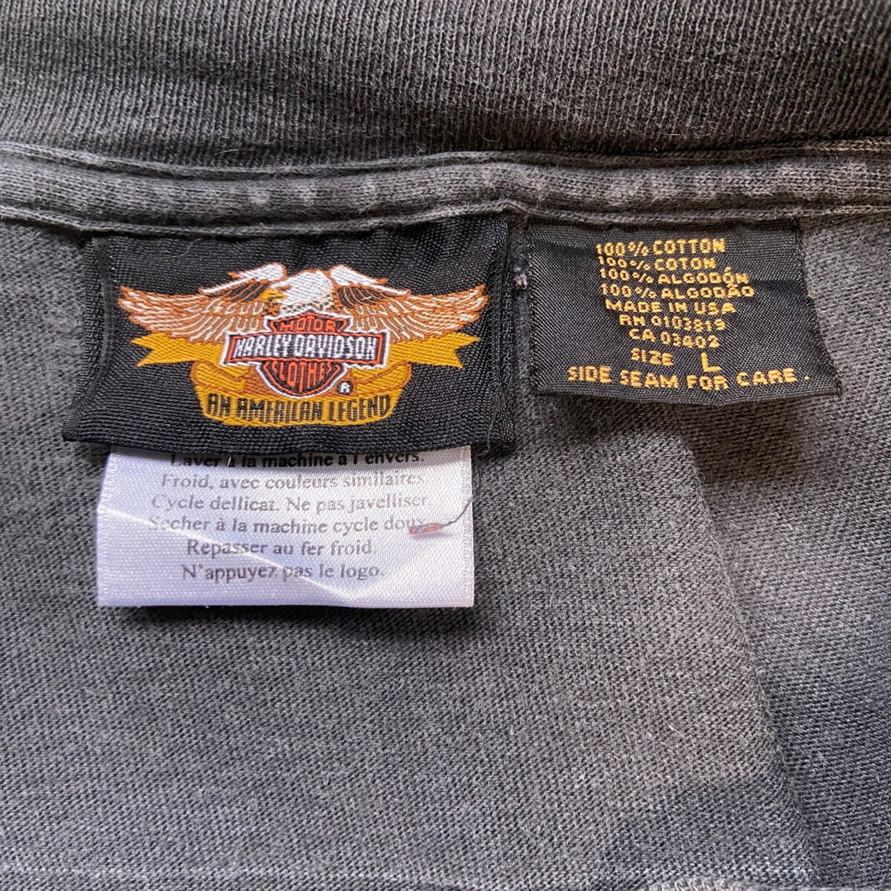 USA製 00年代 Harley-Davidson ハーレーダビッドソン ロングTシャツ