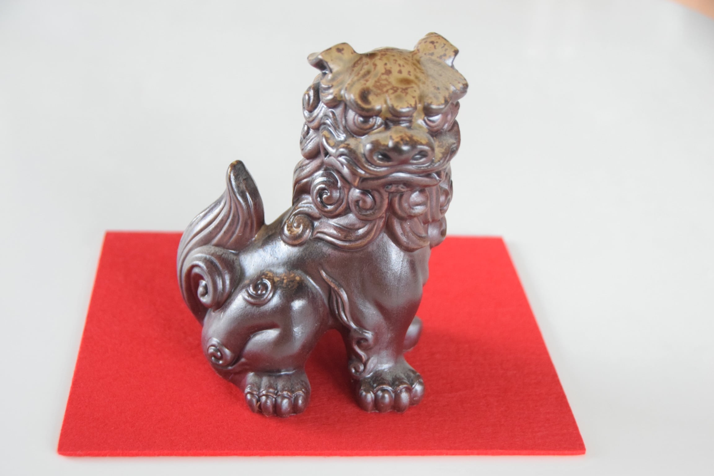 陶器 狛犬 2体セット 置物 | 岡山陶器工房Sai