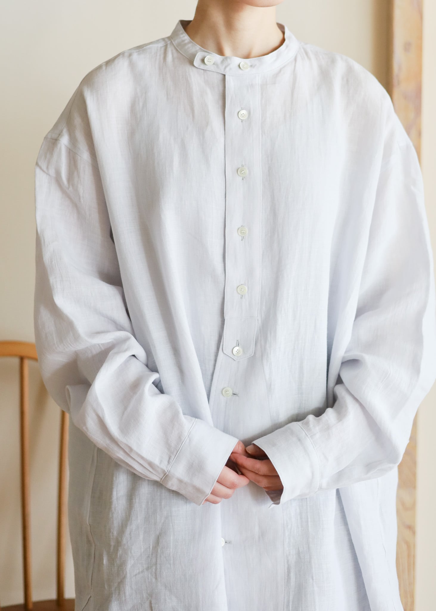 【colourさん専用】Vlas Blomme チュニックシャツ Vlas Blomme｜KL Heritage60 チュニックシャツ（Charcoal）unisex