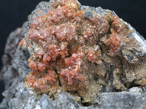 ※SALE※ 自主採掘！アリゾナ産 褐鉛鉱 バナジン鉛鉱  バナジナイト 89,4g VND032  鉱物　天然石 パワーストーン 原石