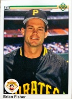 MLBカード 90UPPERDECK Brian Fisher #097 PIRATES