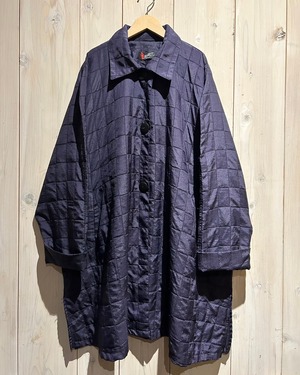 【a.k.a.C.a.k.a vintage】Beautiful Purple Color Loose Quilting Long Shirt Jacket