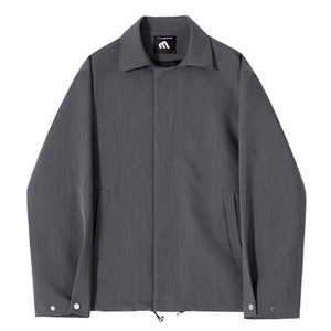 ラペルグレーシンプルブルゾン　MT0080410