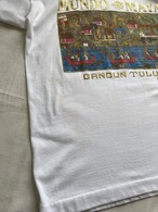 1990’s Mexico “MUNDO MAYA” Cancun Tulum Souvenir T-Shirt