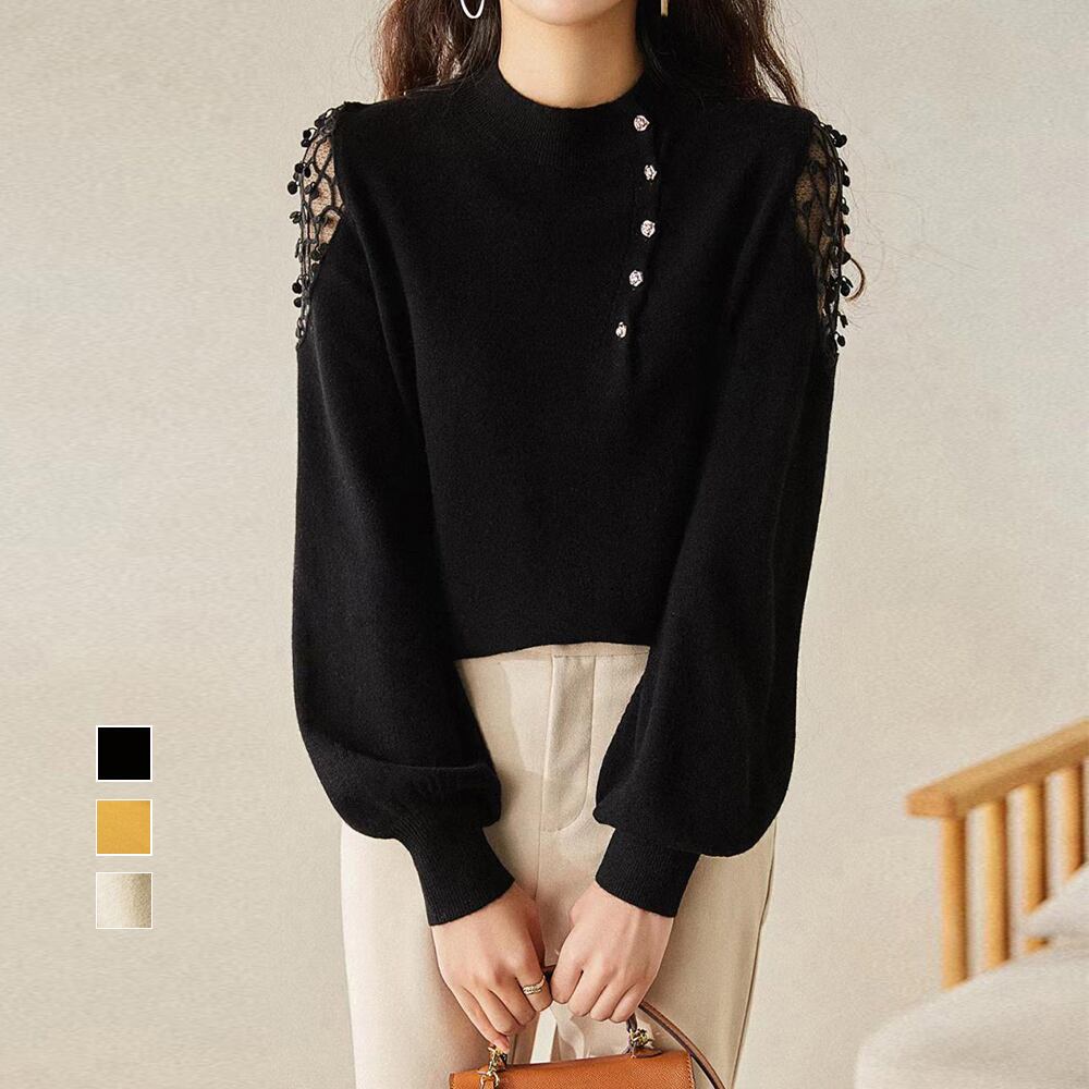 ニットトップス レディース 韓国ニット秋