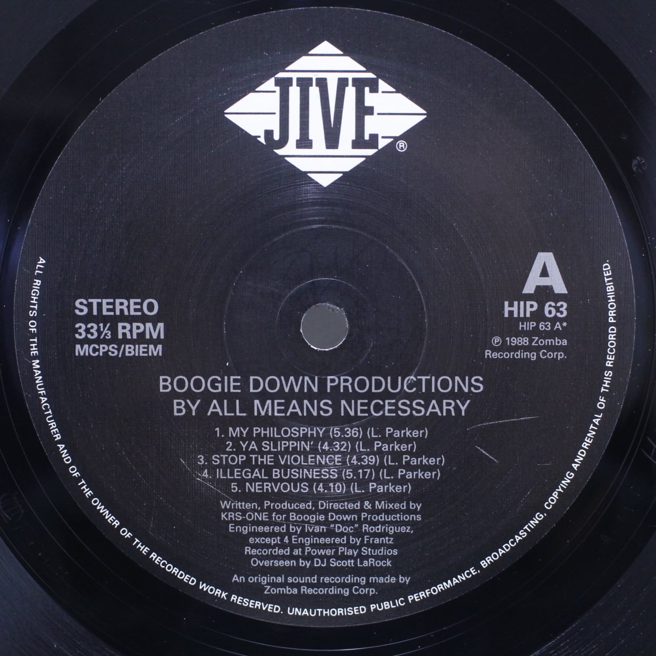Boogie Down Productions / By All Means Necessary [HIP 63] - 画像3