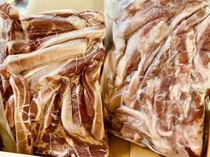 輸入豚バラ肉（端材）業務用 10kg(5kg×2袋入り) 冷凍