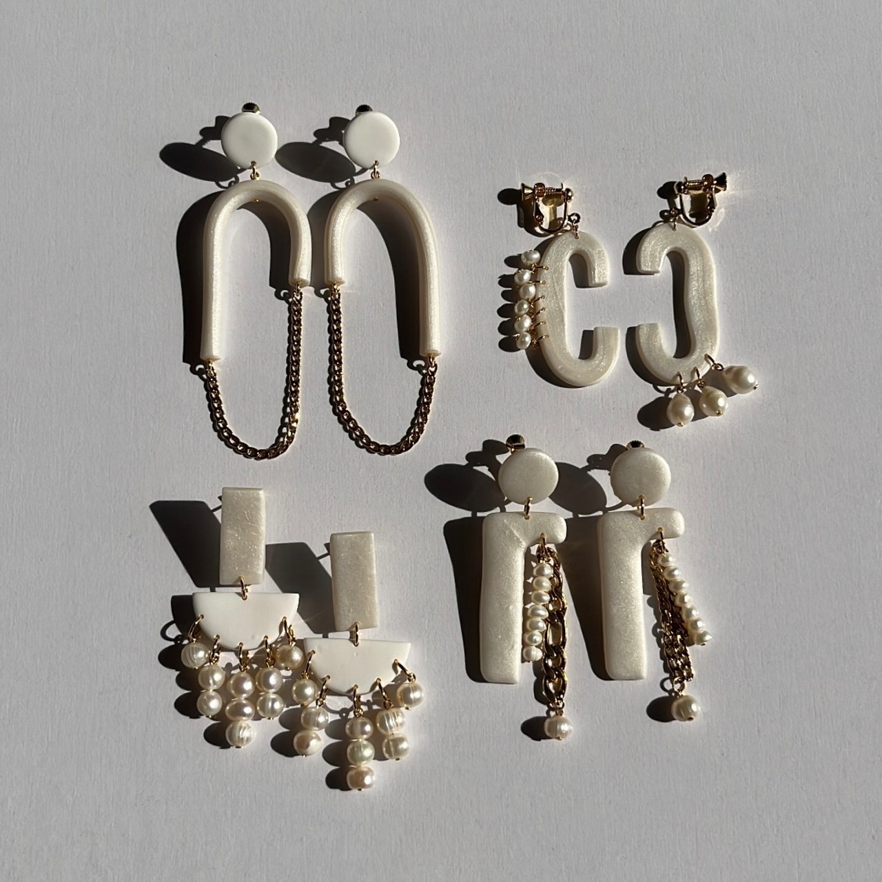 ポリマークレイピアス / イヤリング - 56