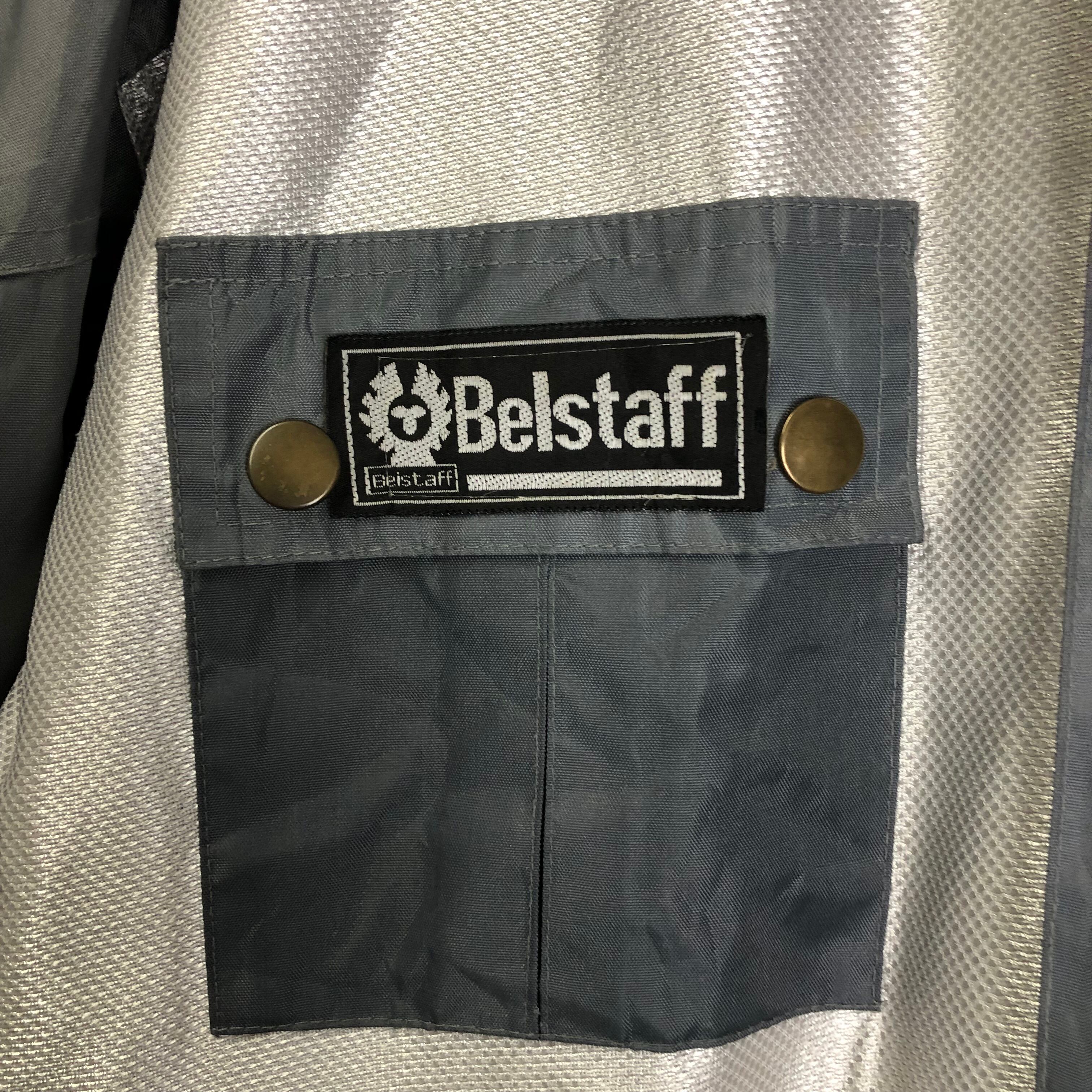 〇80s VINTAGE BELSTAFF ベルスタッフ ナイロンジャケット レーシング