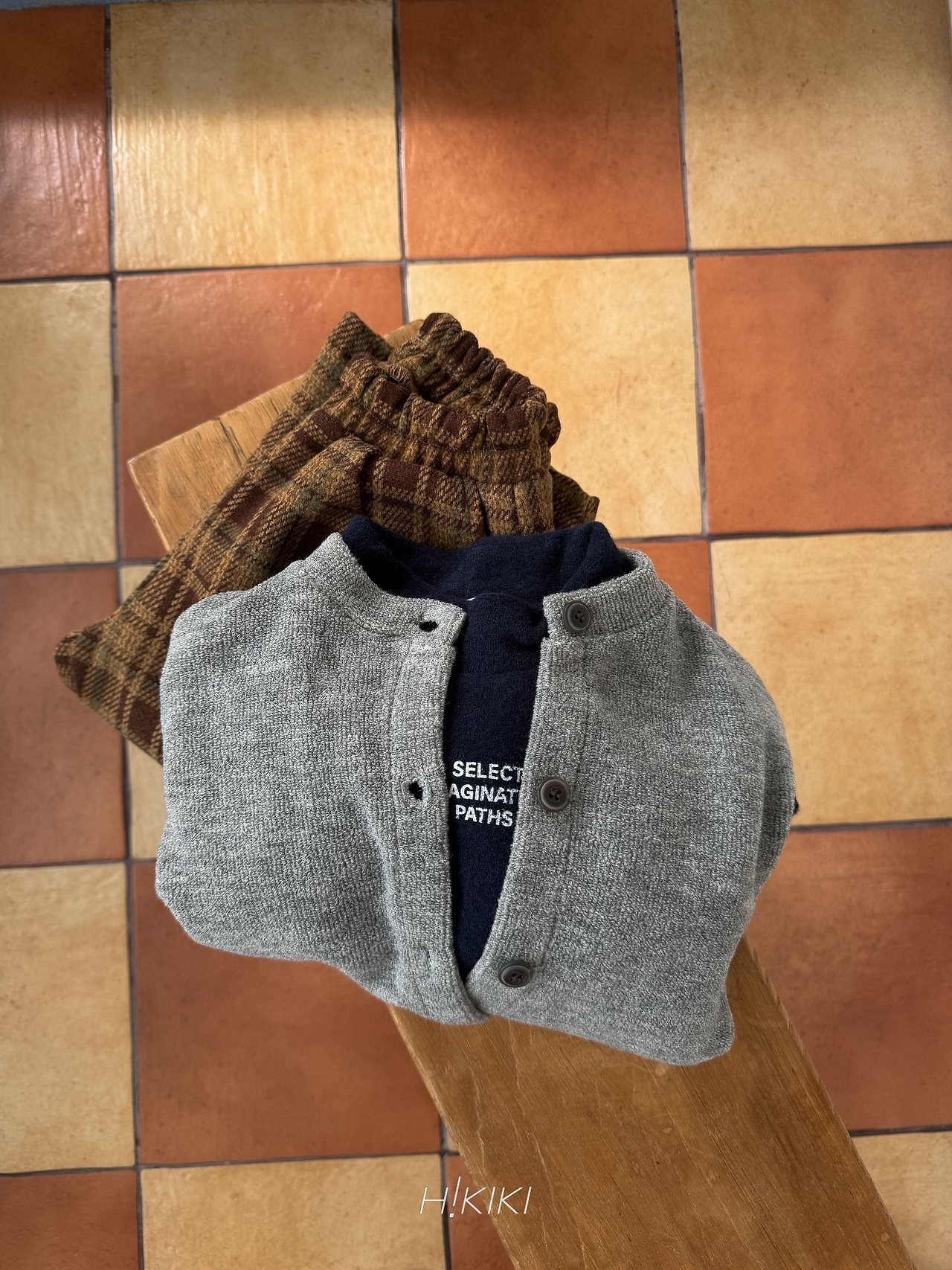 HIKIKI［取寄］mogic check pants 26winter