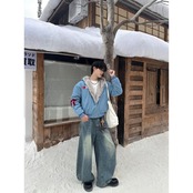 【暖かさUP】97ファー中綿ジャケット T1993