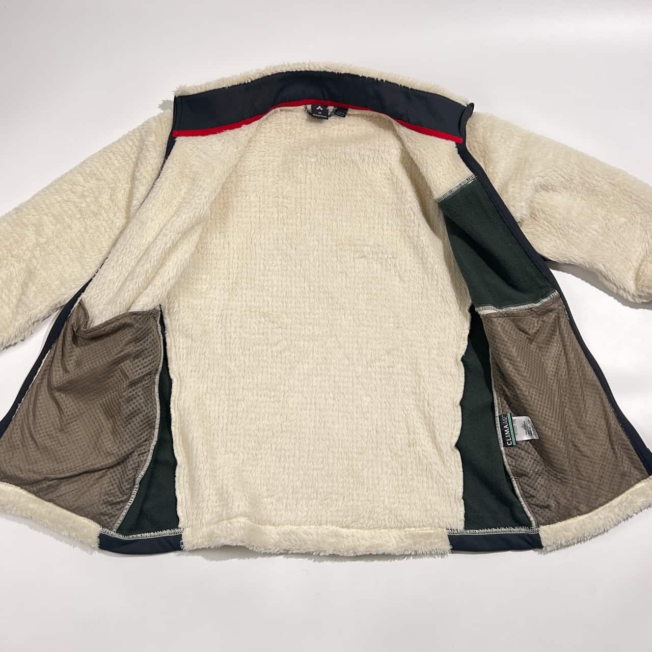 mont-bell モンベル CLIMAAIR フリース ジャケット M /ホワイト アイボリー系 メンズ  アウトドア 登山 防寒 #1106660