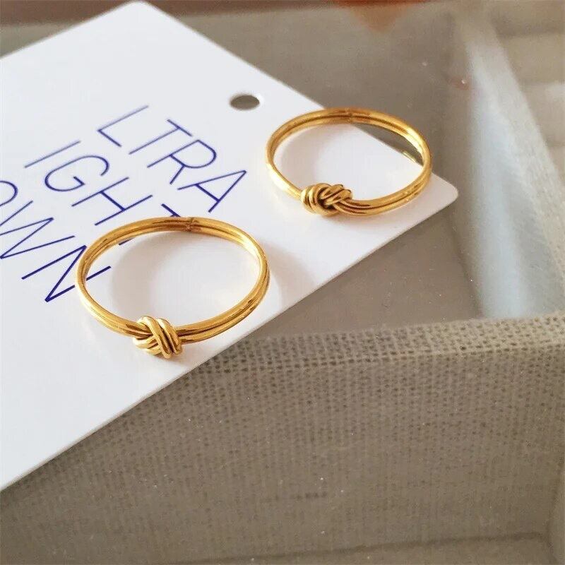 金アレ対応 ノットデザインリング(0523)