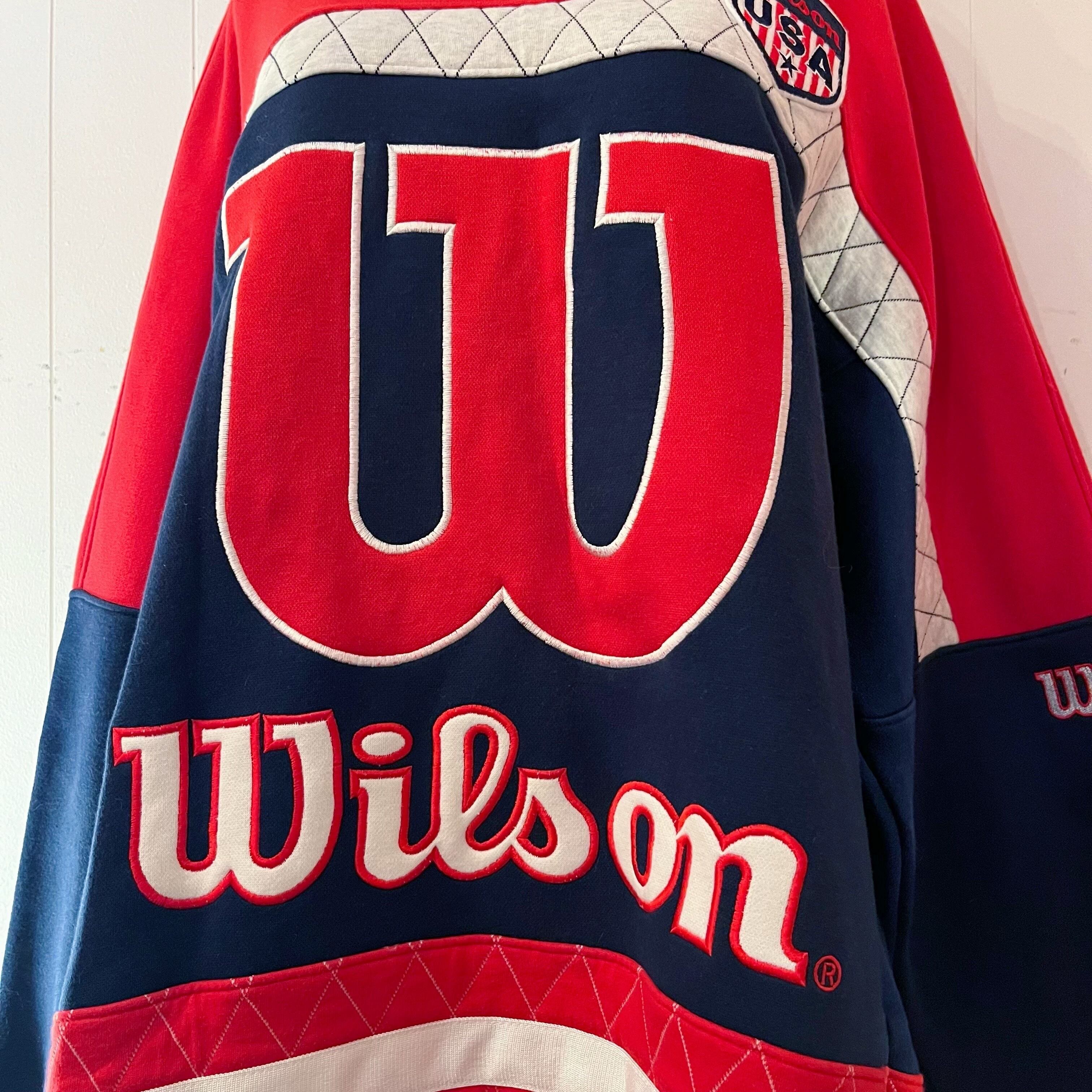 wilson / red navy high neck sweat