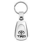TRD キーホルダー ドロップ / クローム / シルバー / TRD / TOYOTA / ロゴ / キーホルダー / キーチェーン / キーリング