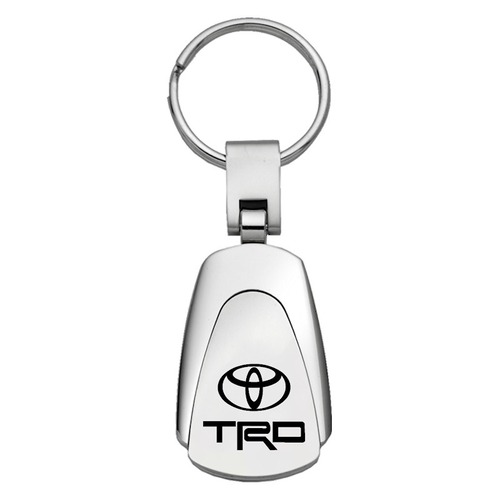 TRD キーホルダー ドロップ / クローム / シルバー / TRD / TOYOTA / ロゴ / キーホルダー / キーチェーン / キーリング