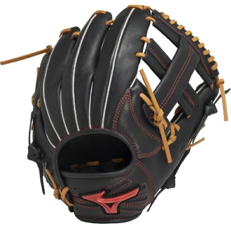 ミズノ 軟式用ウィルドライブ レッド IBE 品番: 1AJGR32803【内野手向け/サイズ8】