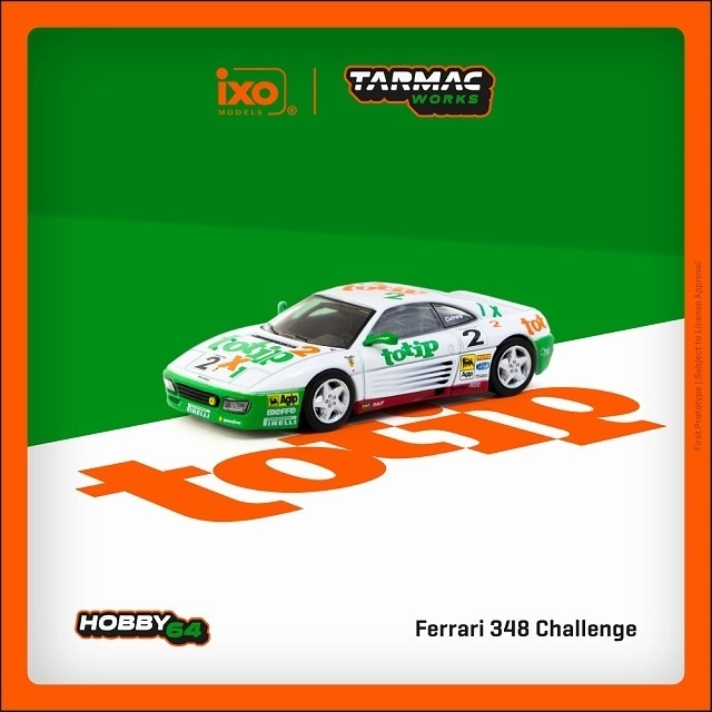 Tarmac Works（ターマックワークス） 　1/64 Ferrari 348 Challenge 1993 Paolo Cutrera 　T64-082-93CHA02