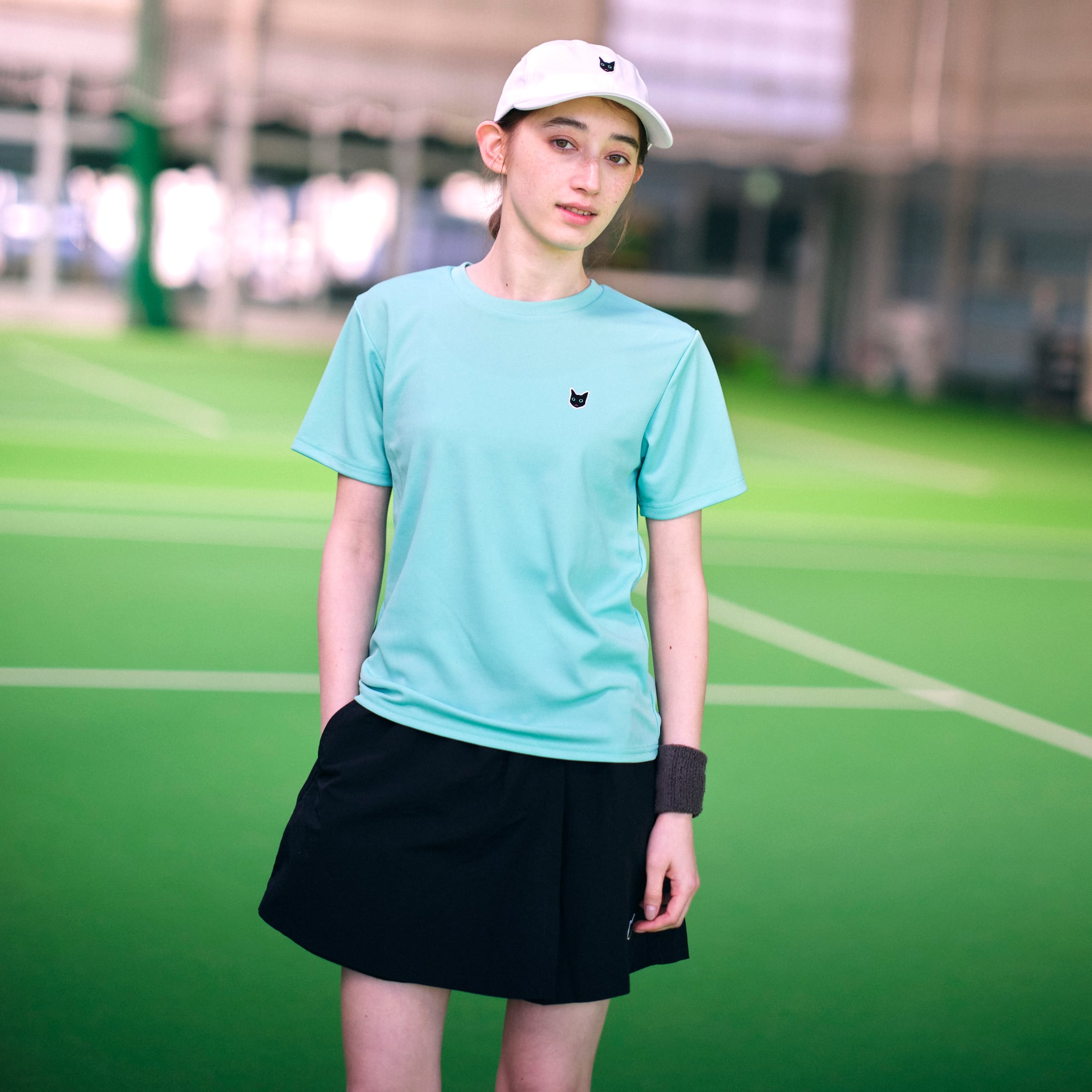 黒猫.ゲームTシャツ_WOMEN(WM-WL)・全50色 | MM20a TENNIS WEAR