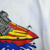 crazy shirt Kliban cat print tee