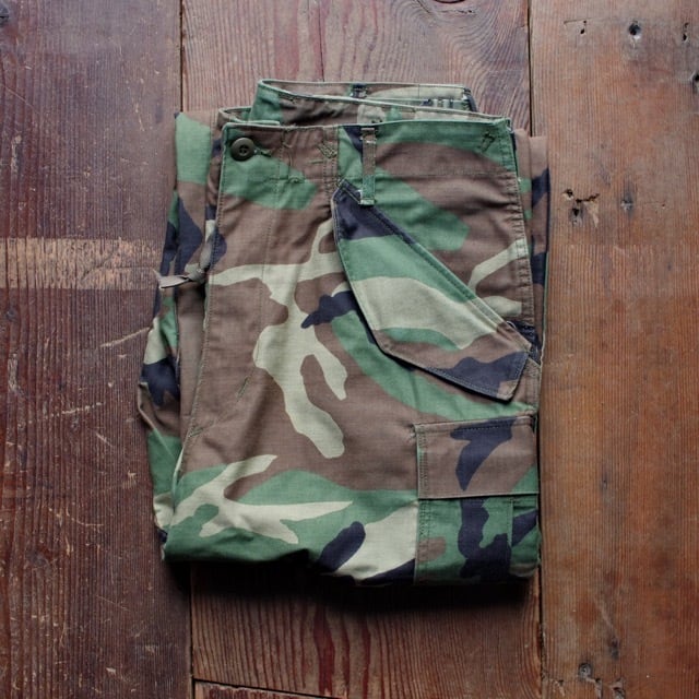 1980s US ARMY M-65 Cargo Pants / M65 ウッドランド カモ カーゴ