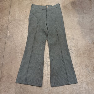 1970s-1980s UNKNOWN 千鳥格子 BELBOTOM SLACKS