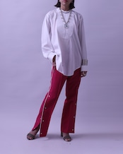 WV / Snap Line Pants - Magenta