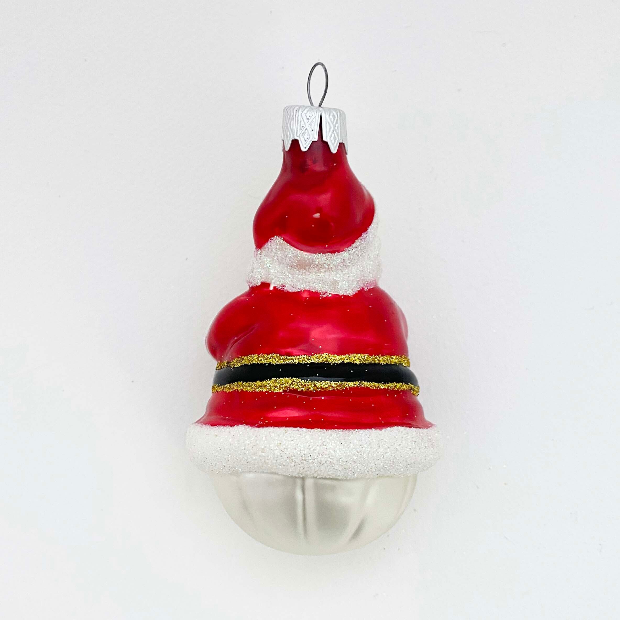 ウクライナ製 ガラスオーナメント（サンタ）