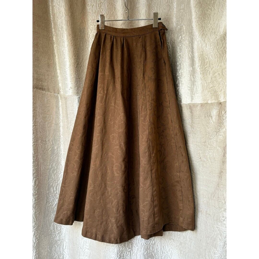 jacquard weave flare skirt | en jacquard weave flare skirt | en