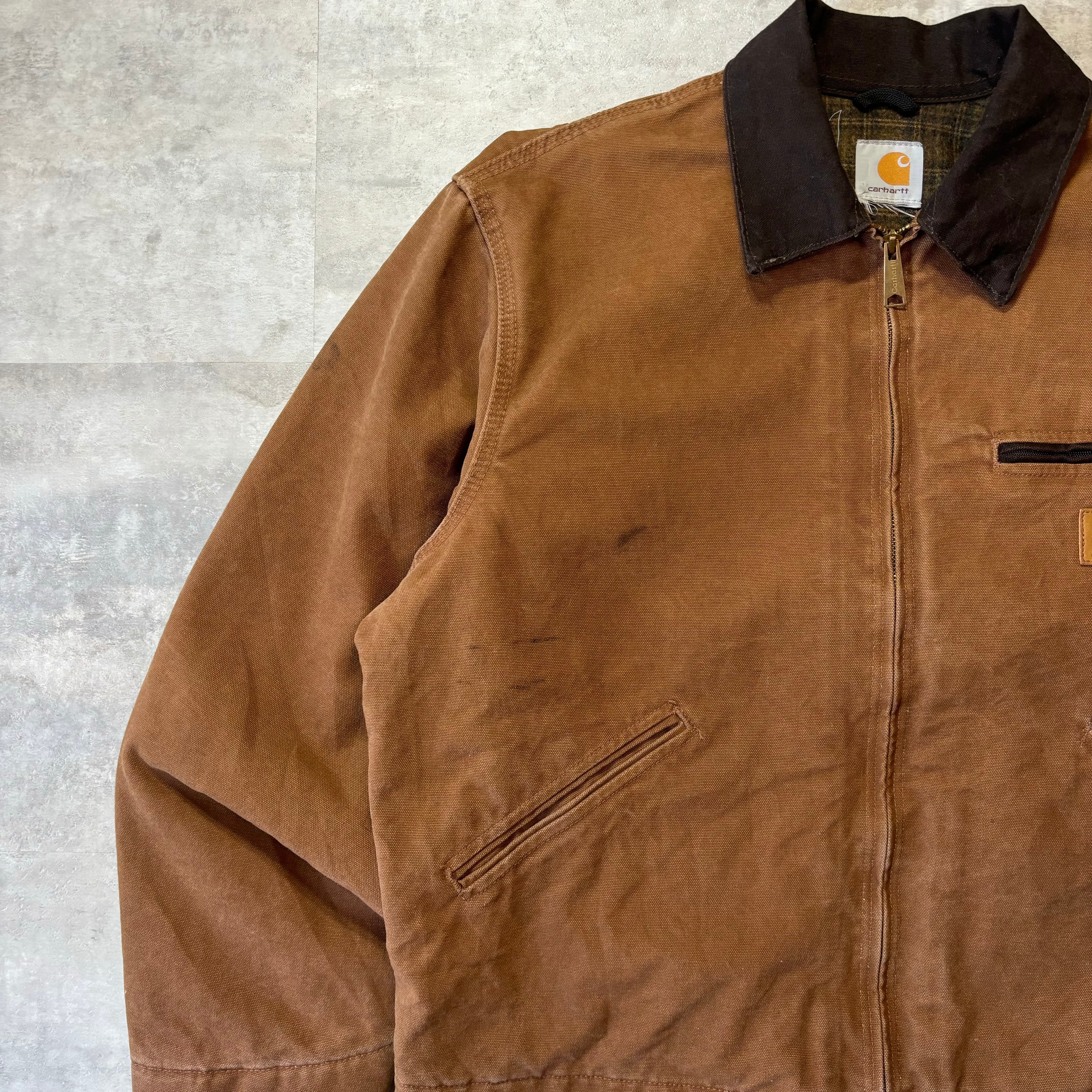 carhartt デトロイトジャケット ブラウン 短丈 no.1220 | 古着屋ROCKET