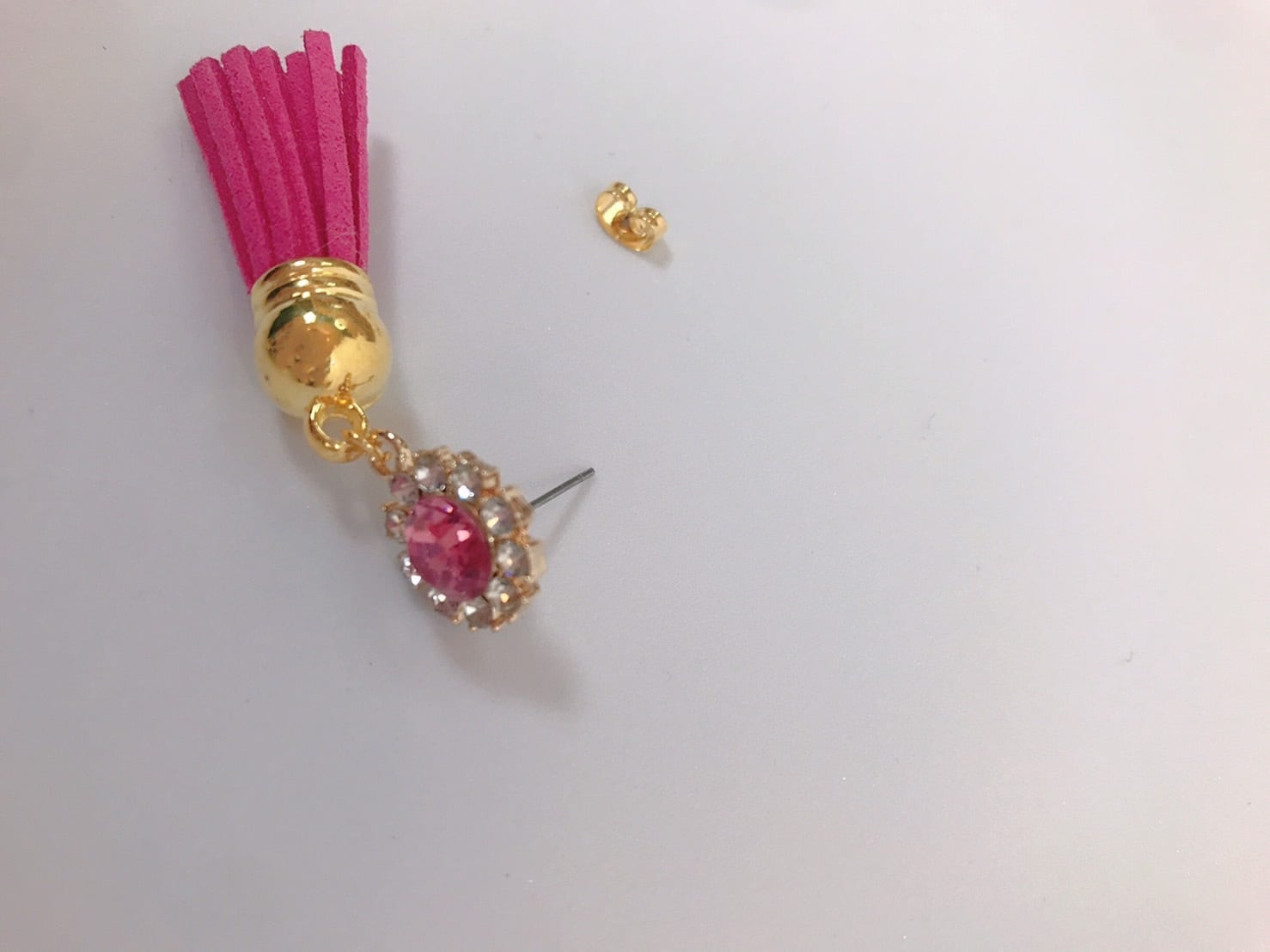 flower tassel earrings♡タッセルピアス 全2色 | Lotus Nina