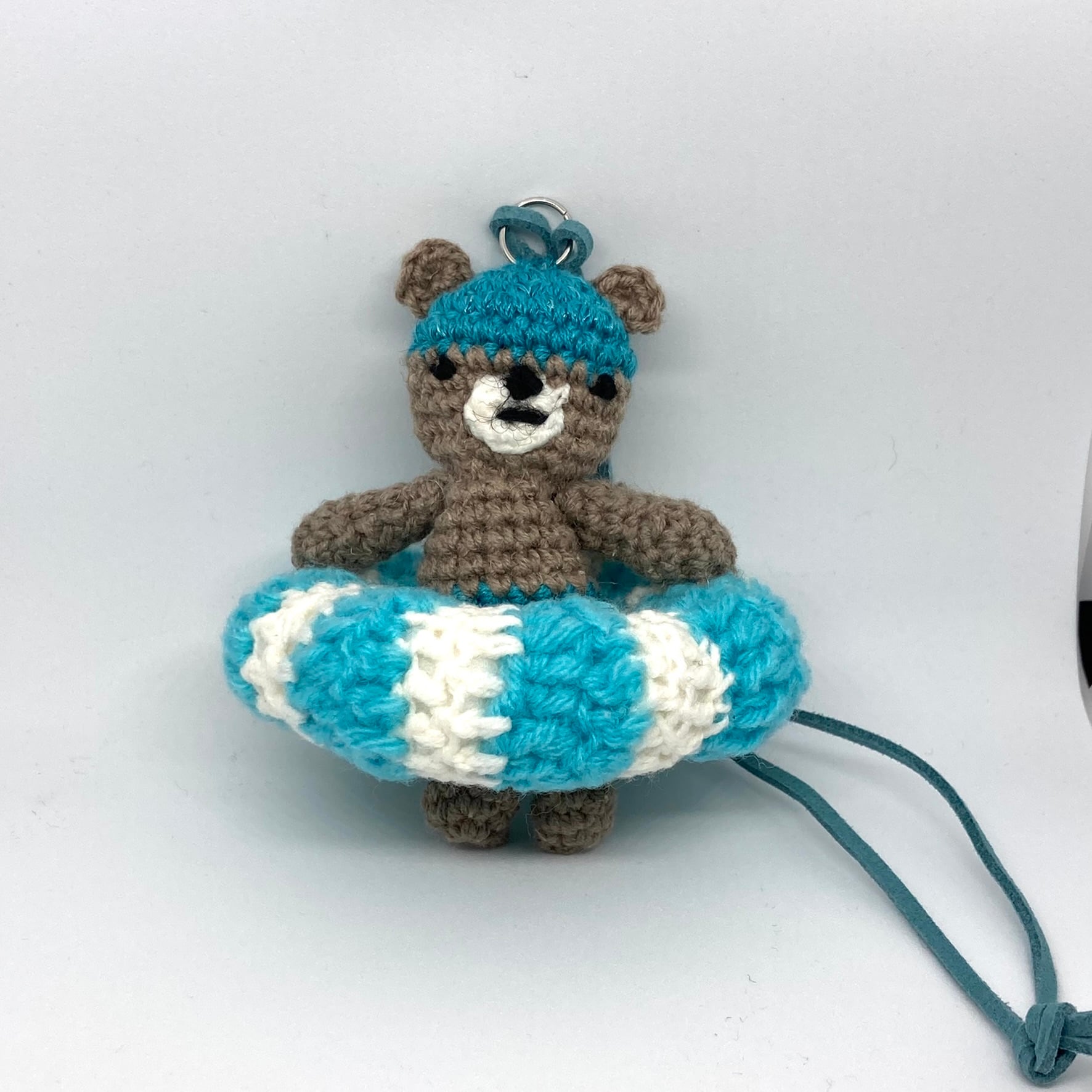 浮き輪のスイマー・クマちゃん(ブルー) | UKULELE PEANUTS