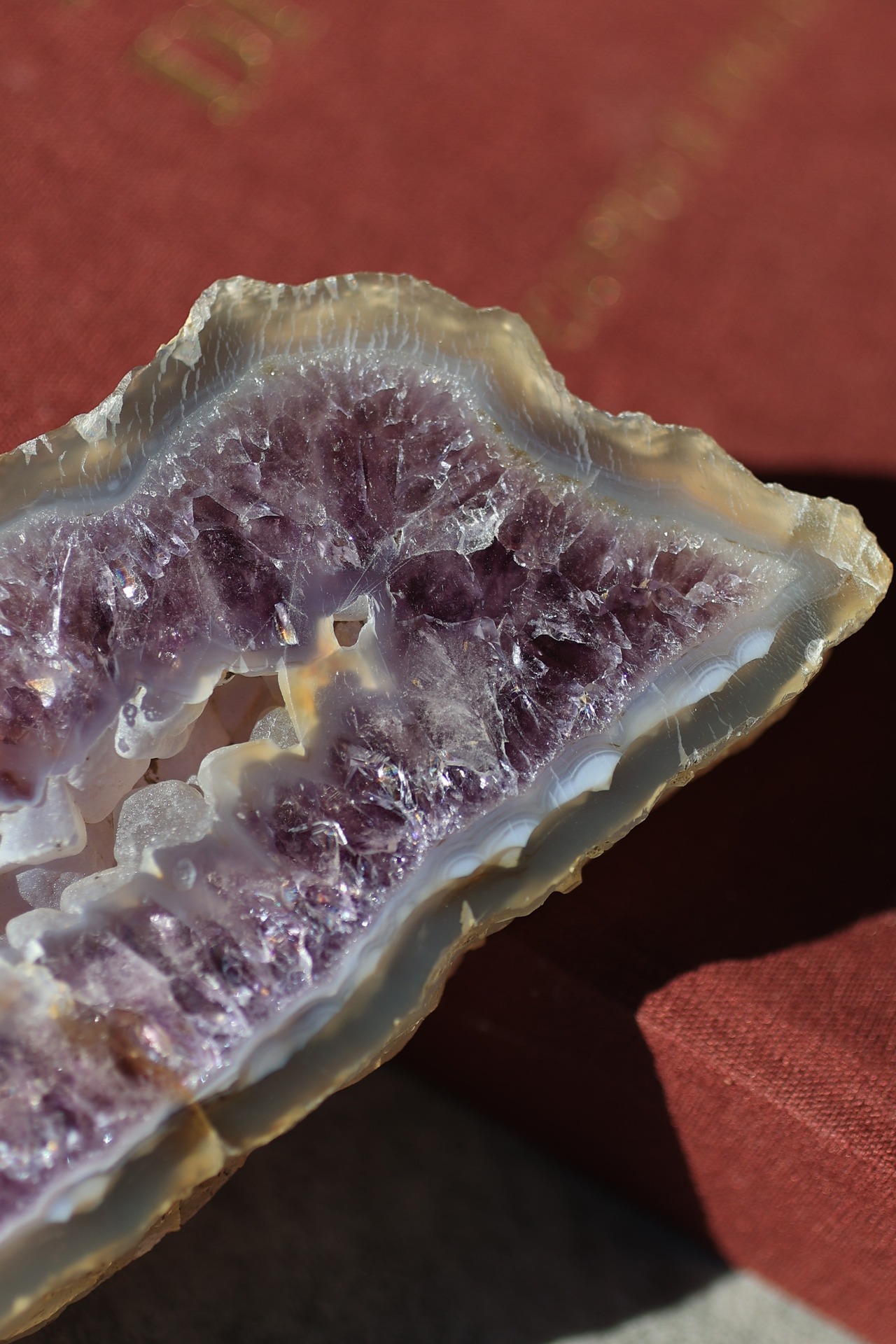 アメジスト スライスプレート ｜Amethyst Slice｜ 天然石・鉱物・パワーストーン | st00404