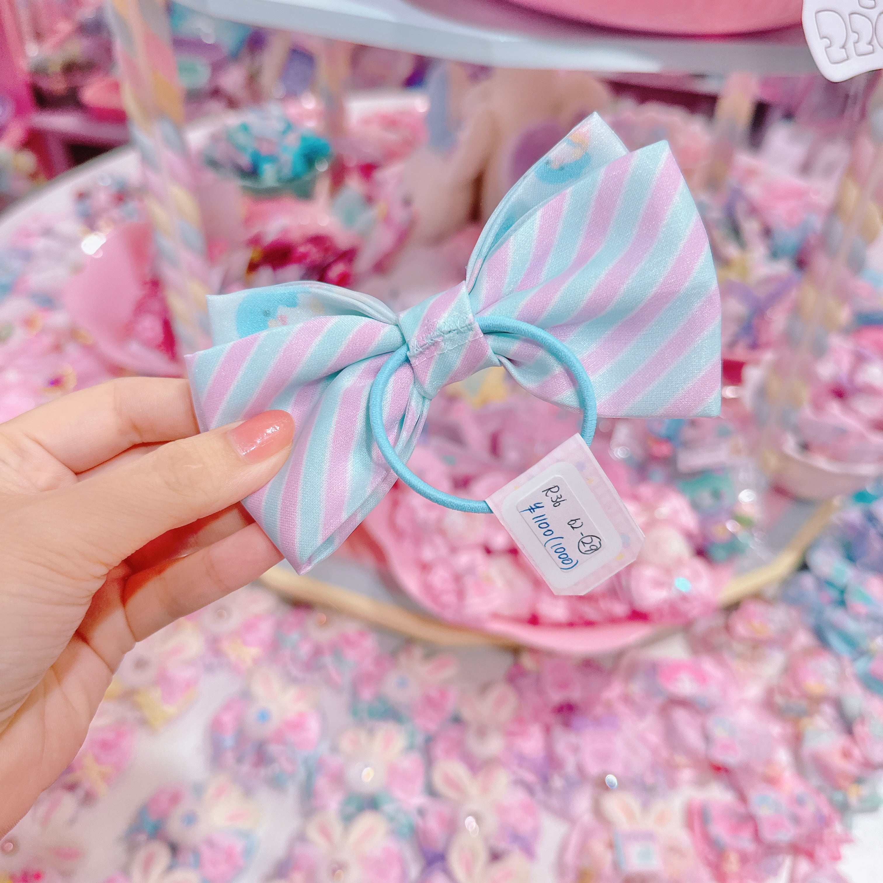 【R36】62-29ファブリックヘアゴム