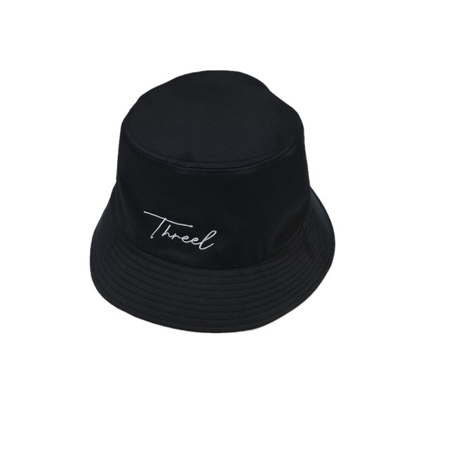cursive Logo Bucket Hat BLACK (TL003-CP)