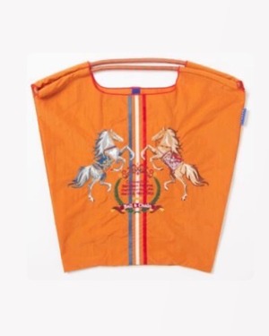 Ball&Chain　ショッピングバッグ  M size【TWO HORSES】