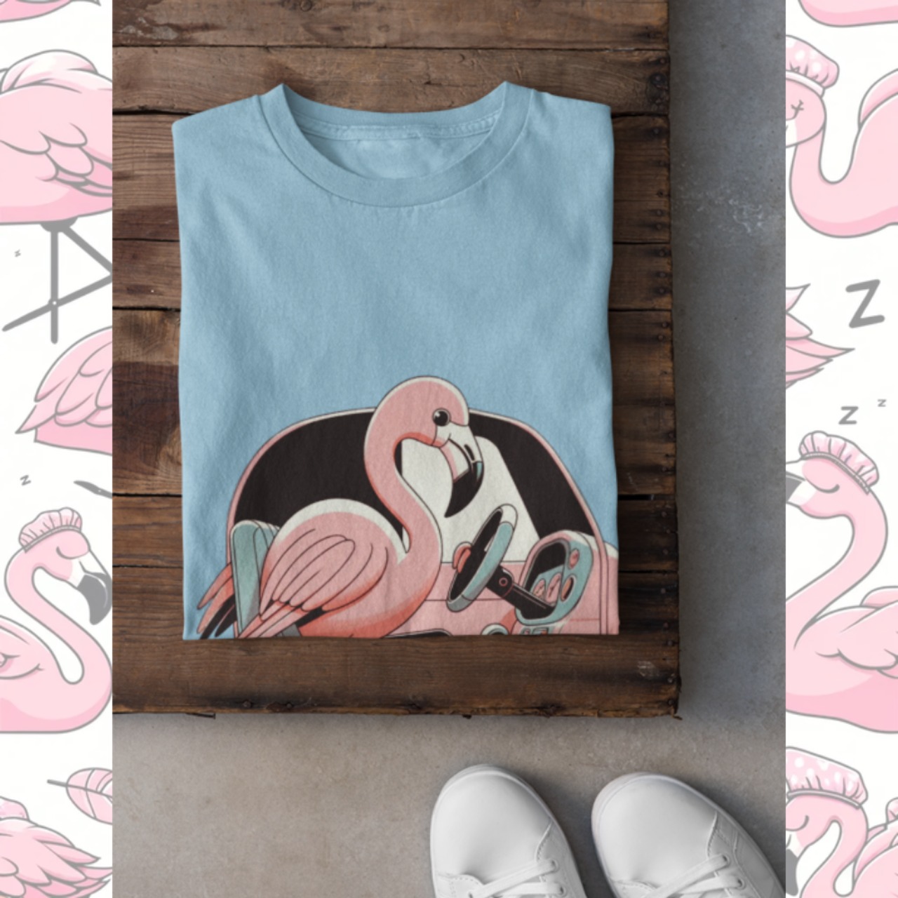 T-shirt -フラミンドライブ 4108